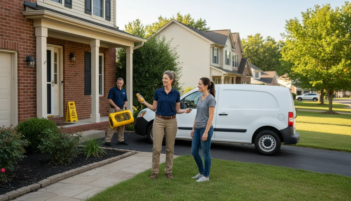 Water restoration image for Dehumidification And Cleanup Services in Eden, GA